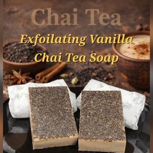 LAST ONE! Hand Crafted Exfoliating Vanilla Chai Tea Shea Butter 4oz Bar